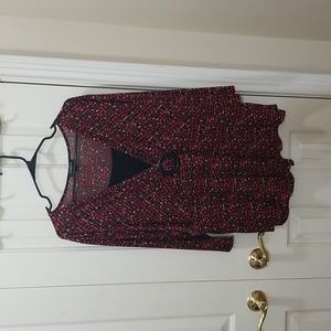 3/$15 Notations blouse sz 2X